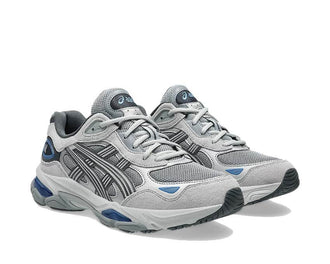 Asics Gel NYC 2.0 Gravel vue latérale — tige mesh vintage modernisée