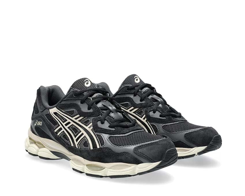 Asics Gel NYC Black/Black Trainers | NOIRFONCE