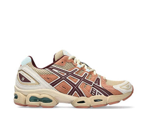 Asics Gel Nimbus 9 Dune Mid Grey — running femme amorti GEL noirfonce.eu