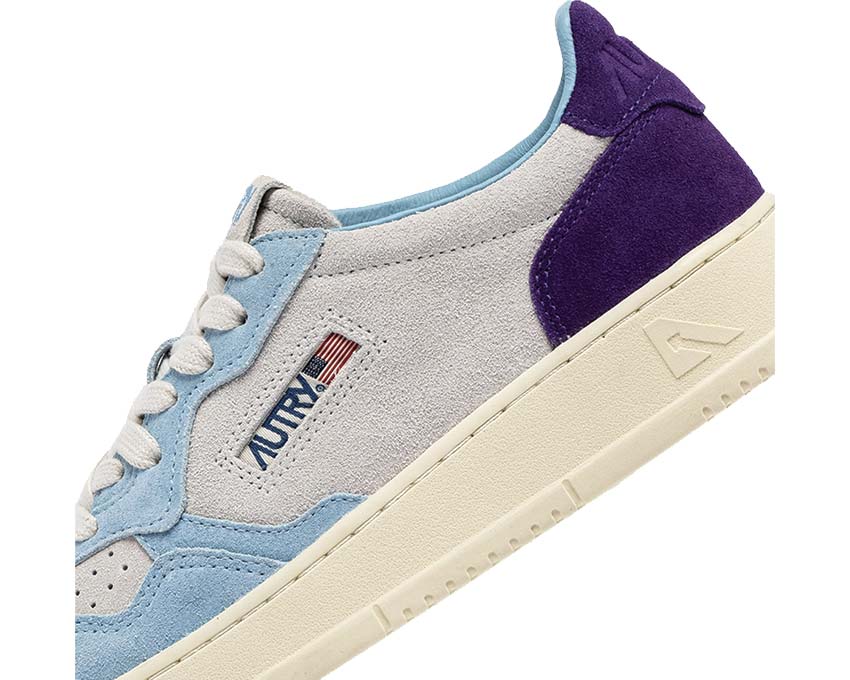 Autry Medalis Low Tric / Suede Prt - Mauve  AULMTS02