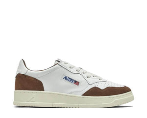 Autry Medalist Low Tabacco — sneakers uomo pelle marrone tabacco lifestyle premium