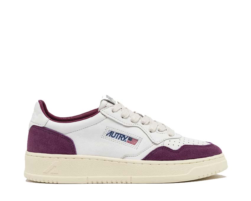 Autry Medalist Low  GOAT / Suede Wht - Scrlt AULWGS39