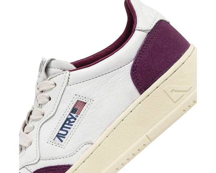 Autry Medalist Low  GOAT / Suede Wht - Scrlt AULWGS39
