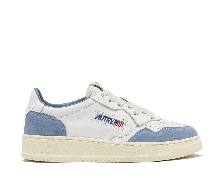 Autry Medalist Low  Goat / Suede Wht - Street AULWGS38