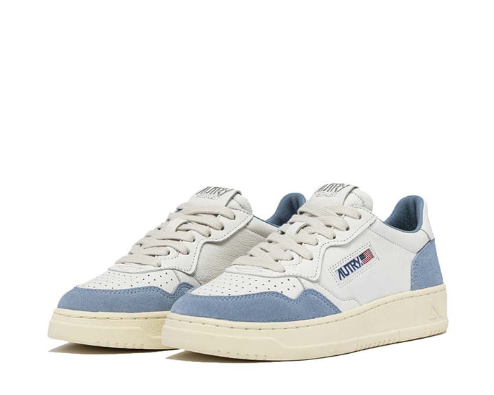 Autry Medalist Low  Goat / Suede Wht - Street AULWGS38