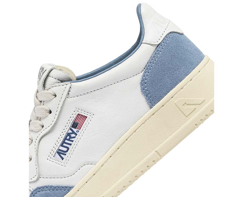 Autry Medalist Low  Goat / Suede Wht - Street AULWGS38