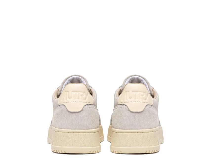 Autry Medalist Low Marble / Off White Suede AULMUH01 
