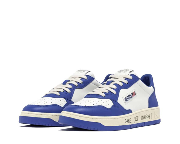 Autry Medalist Low Match / Bic White - Palblue AULMBH06