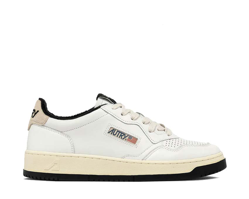 Autry Medalist Low  Virgin / Sponge Wht - Blk AULMVS08