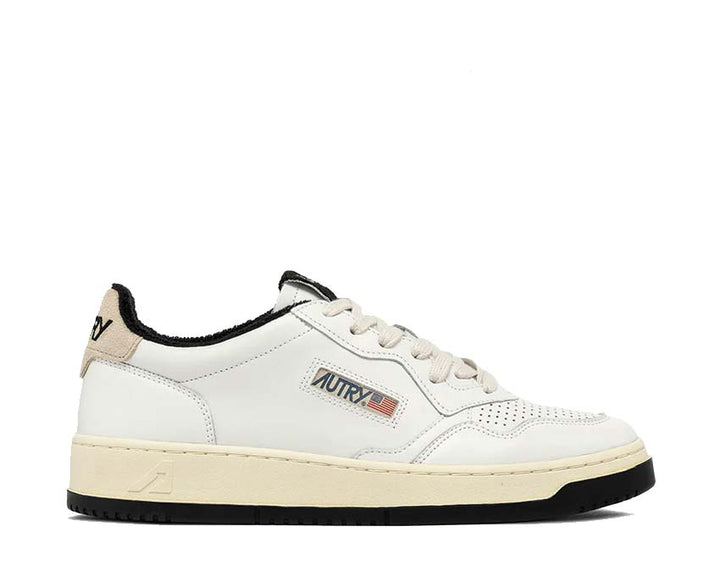 Autry Medalist Low  Virgin / Sponge Wht - Blk AULMVS08