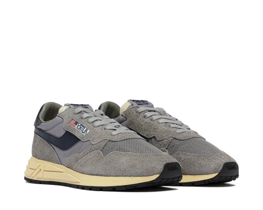 Autry Reelwind Low Grey Blue Men's Trainers | NOIRFONCE