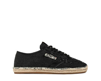 Autry Sandy Espadrilles Black Canvas Donna — espadrillas donna canvas nero lifestyle premium