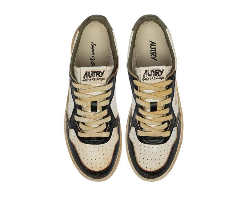 Autry Super Vintage Low Vintage Leather Men | NOIRFONCE
