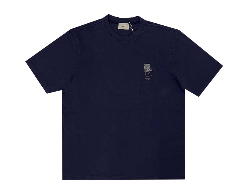 Tシャツ・カットソー AUTRY Men T Shirts TSPM 87CB Blue Buy Autry T-Shirt TSPM87CB - NOIRFONCE
