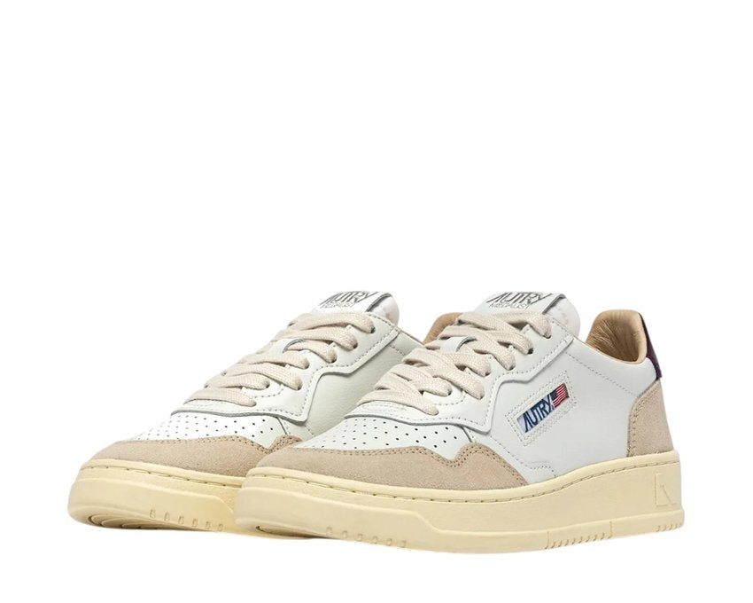 Autry Medalist Low W "Leat Suede Fig"