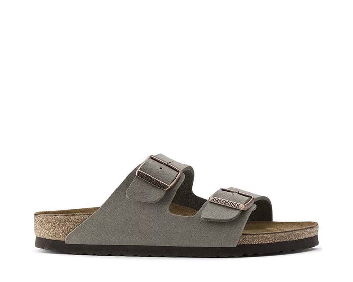 Birkenstock Arizona BS Birko / Flor Birkibuc - Stone 0151213
