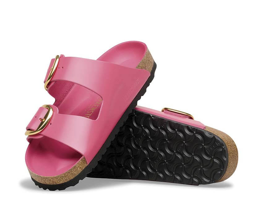 Birkenstock Arizona Big Buckle Natural Leather Patent 1031856