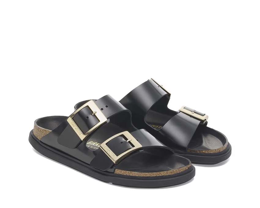 サンダル・ミュール BIRKENSTOCK SS25 (1029353 BLACK) Buy Birkenstock Arizona Droplet Buckle 1029353 - NOIRFONCE