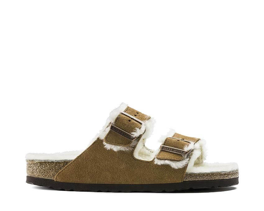Birkenstock Arizona Shearling Suede Leather 1001128