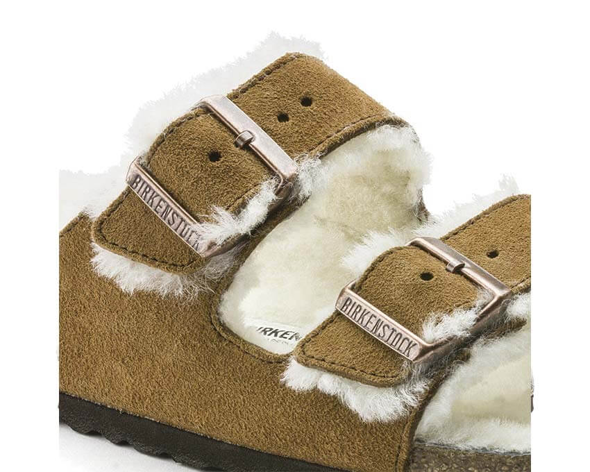 Birkenstock Arizona Shearling Suede Leather 1001128
