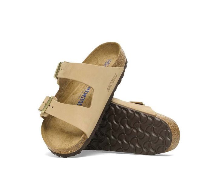 Birkenstock Arizona Soft Footbed Nubuck Sandcastle 1019016