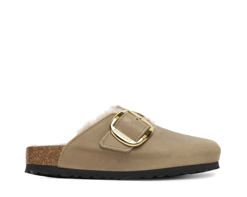 Acheter Birkenstock Boston Big Buckle Shearling 1030444 - NOIRFONCE
