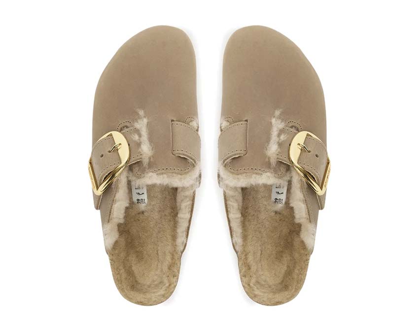 Acheter Birkenstock Boston Big Buckle Shearling 1030444 - NOIRFONCE