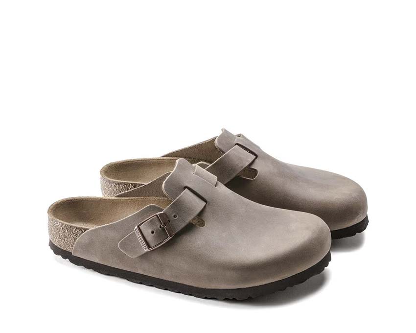 Birkenstock Boston Natural Leather Oiled | NOIRFONCE