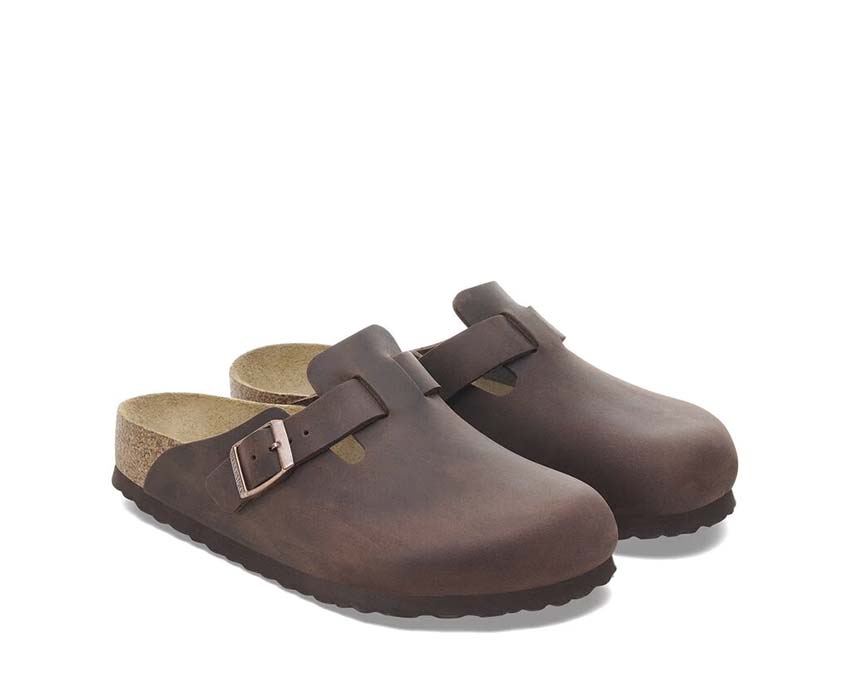 Acheter Birkenstock Boston Suede Soft Footbed 0159713 - NOIRFONCE