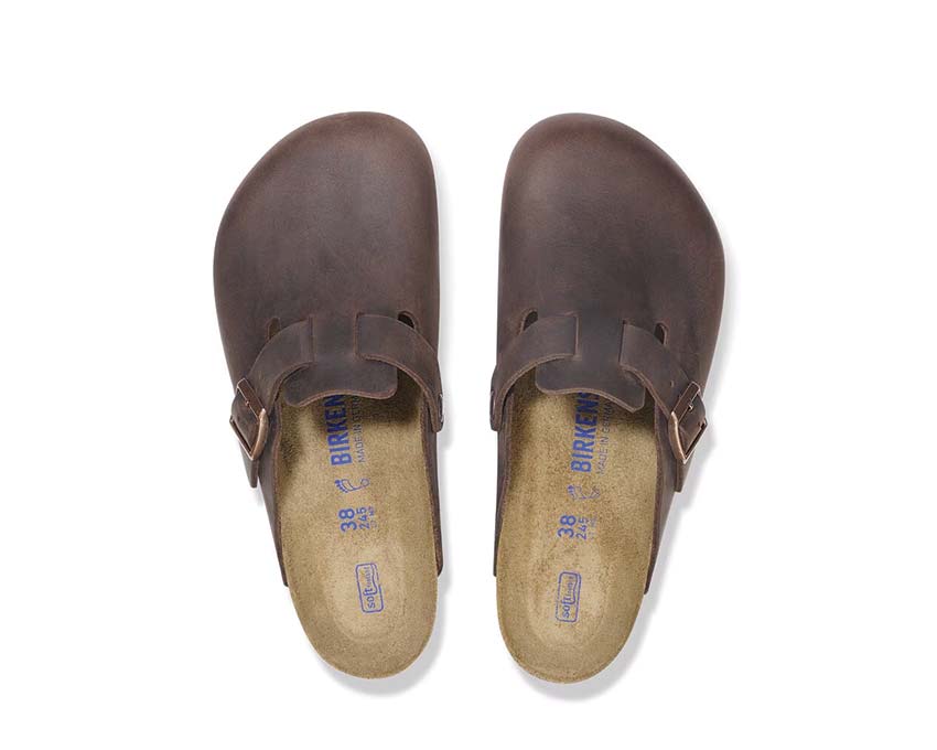 Acheter Birkenstock Boston Suede Soft Footbed 0159713 - NOIRFONCE