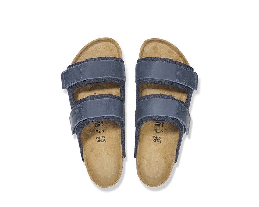 Acheter Birkenstock Uji Natural Leather Midnight 1028207 - NOIRFONCE