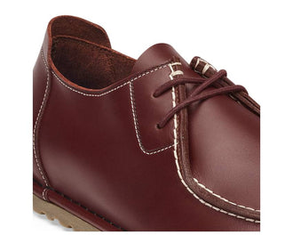 Birkenstock Utti Lace 'Rust' - vue laterale cuir pull-up