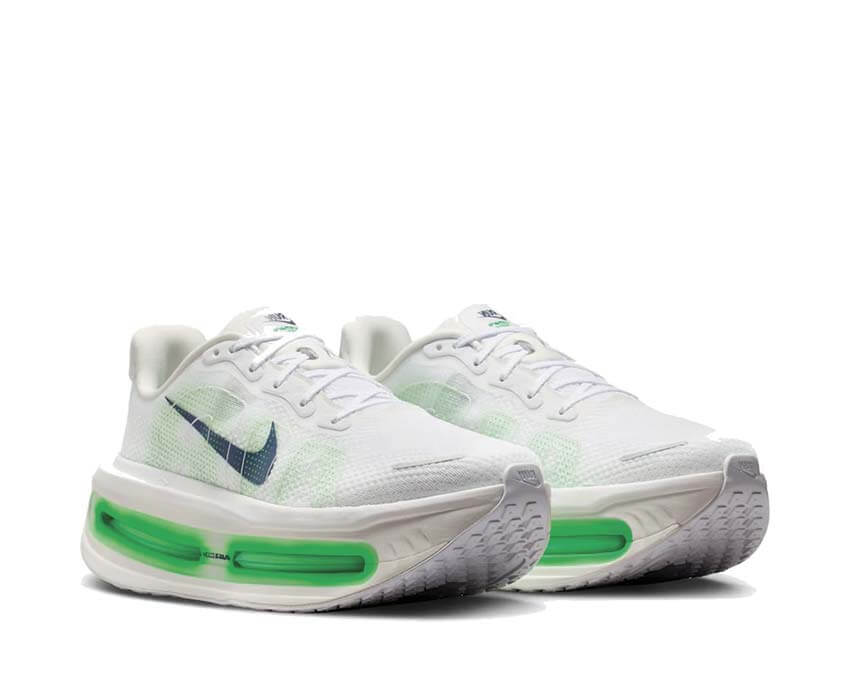 Nike Vomero Premium "Green" - vue latérale, semelle réactive verte