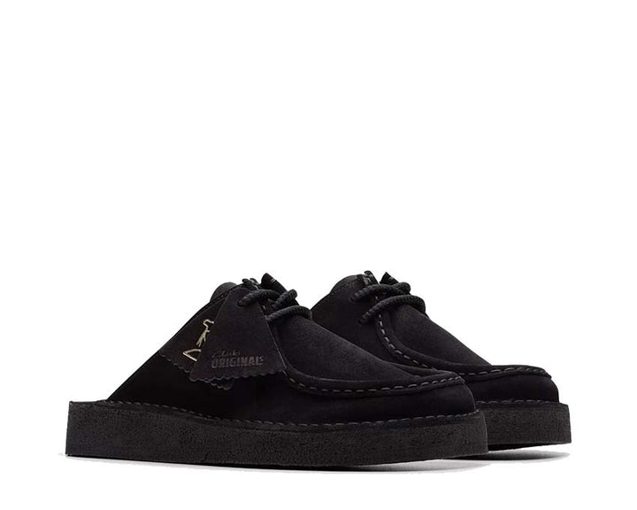 Clarks Desert Nomad Mule Black Suede 26181109
