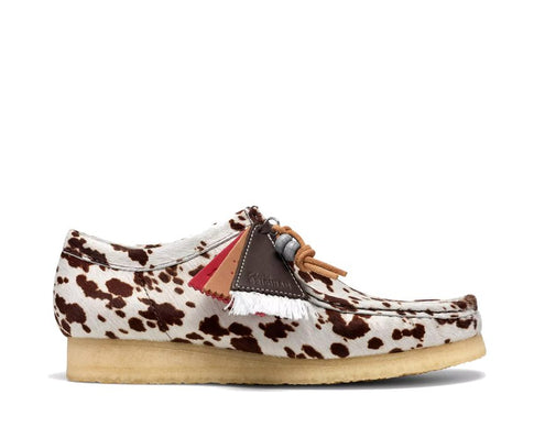 Clarks Wallabee "Brown Cow Print" 26327520