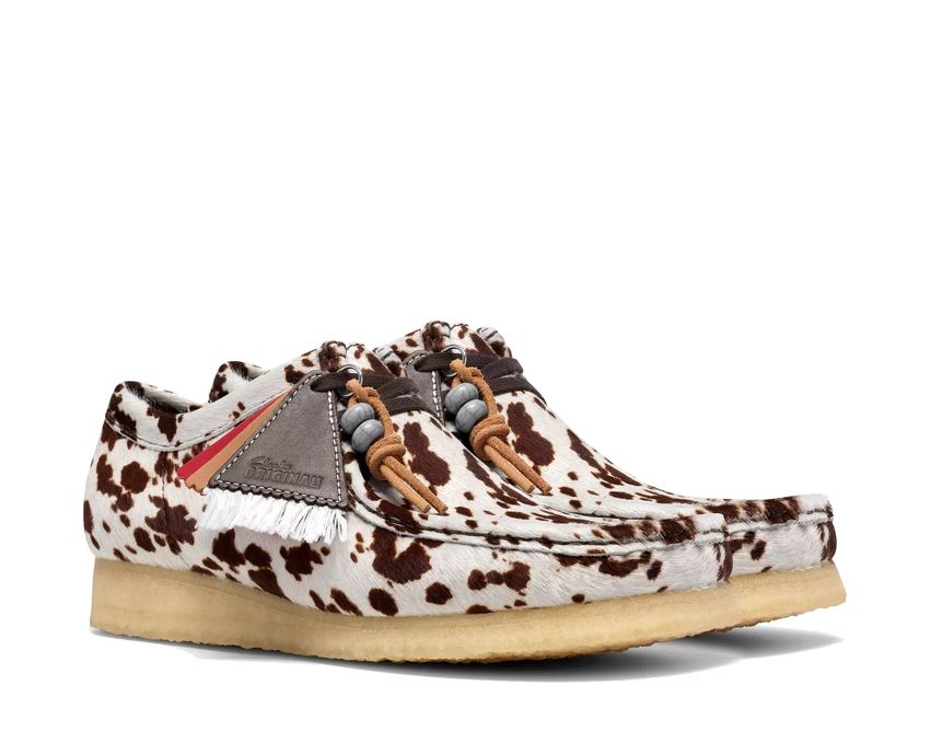 Clarks Wallabee "Brown Cow Print" 26327520