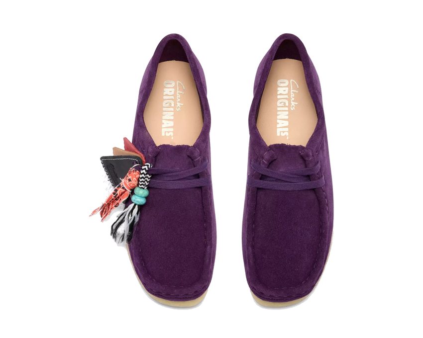 Clarks Wallabee "Damson Suede" 26328076