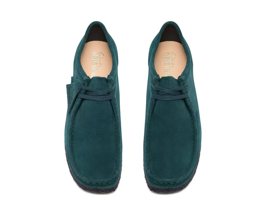 Clarks Wallabee  "Dark Teal Suede" 26327487