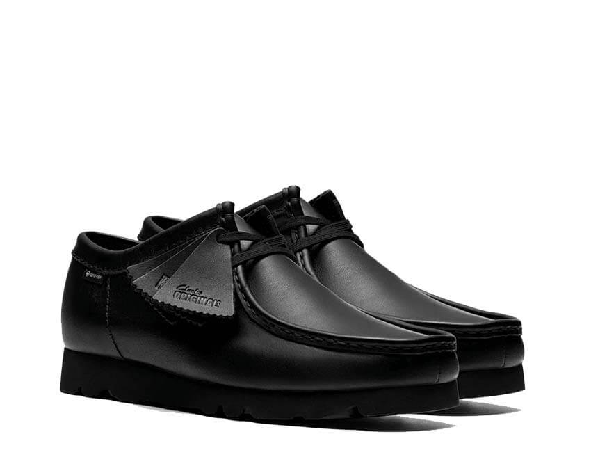 Clarks Wallabee GTX 9 (43)　28cm Clarks Wallabee GTX Black Leather | Men's | NOIRFONCE