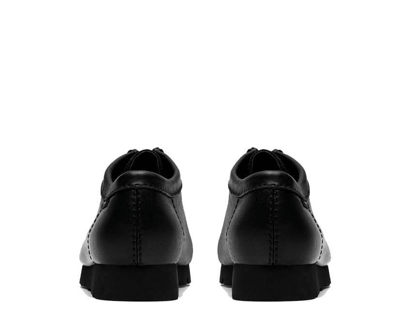 Clarks Wallabee GTX Black Leather | Men's | NOIRFONCE
