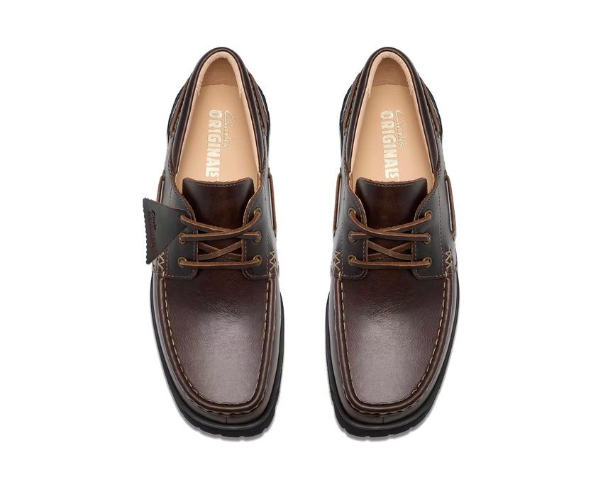 Clarks Yukoner Boat "Brown Leather" 26327577