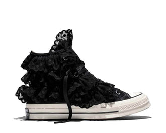 Converse Chuck 70 Canvas Black Crochet — sneaker femme toile crochet noir artisanal