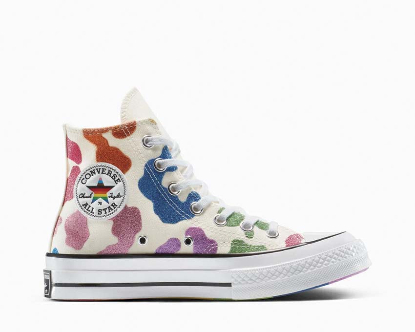 Converse Chuck 70 HI "Pride" Egret / Blue / Black A15781C