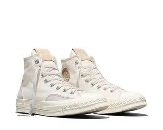 Converse Chuck 70 Hi vue latérale — tige haute toile colorée vintage