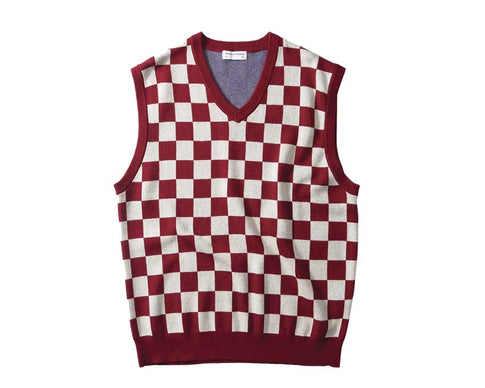 Edmmond Checkerboard Vest 324-60-11120