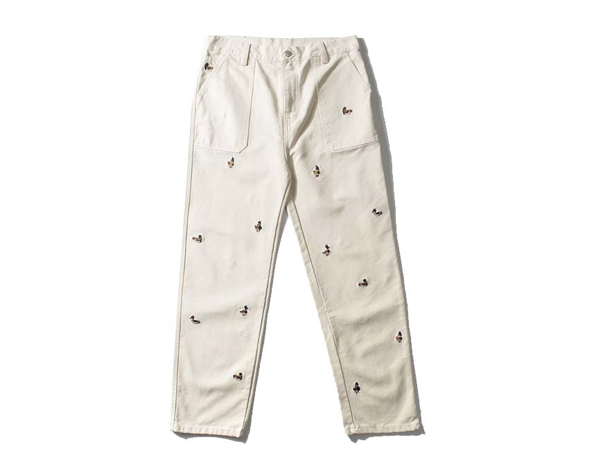 Edmmond Studios 10 Years Pants Plain Beige 324-50-09050
