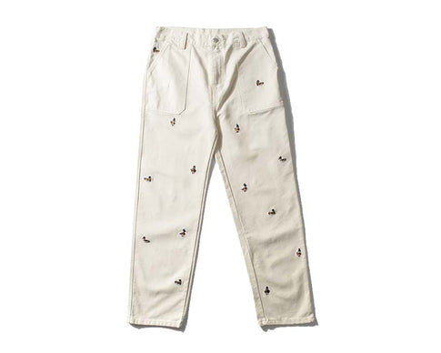 Edmmond Studios 10 Years Pants Plain Beige 324-50-09050
