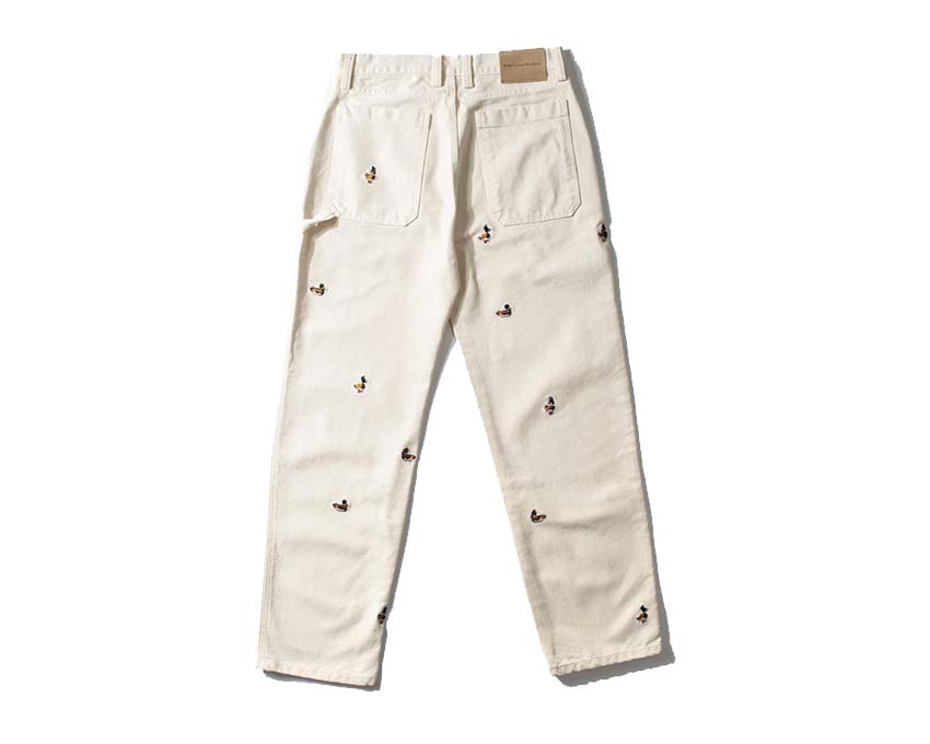 Edmmond Studios 10 Years Pants Plain Beige 324-50-09050