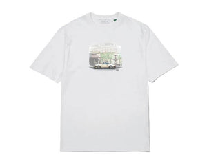 Edmmond Studios Chassing Classics bianco — t-shirt uomo grafica in cotone biologico