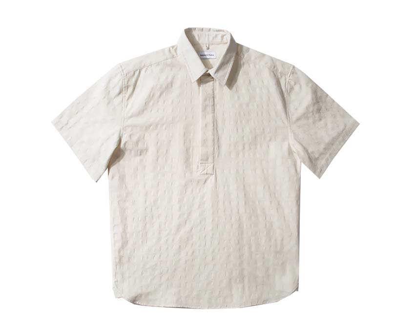 Edmmond Studios Giorgios Short Sleeve Plain Off White 125-10-15010